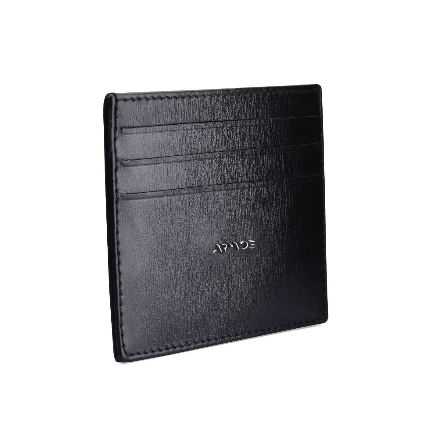 Black leather cardholder sold by Armos product image thumbnail 3
