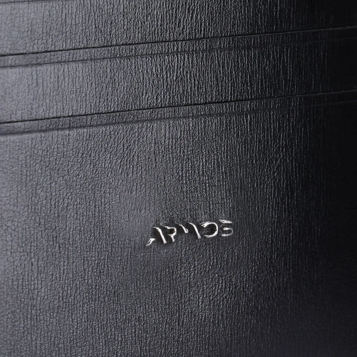 Black leather cardholder sold by Armos product image thumbnail 4