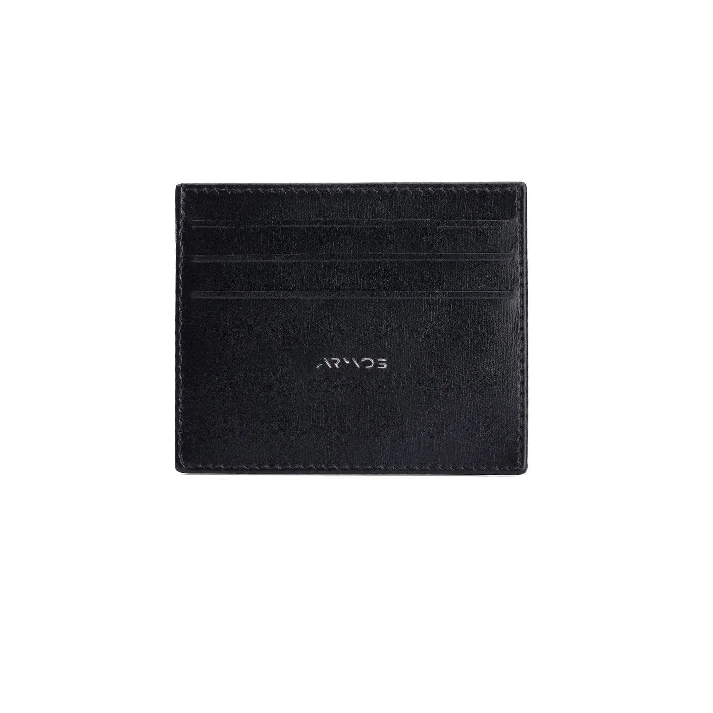 Black leather cardholder sold by Armos