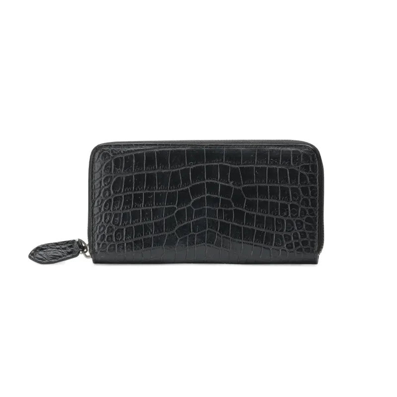 Crocodile leather wallet sold by Armos