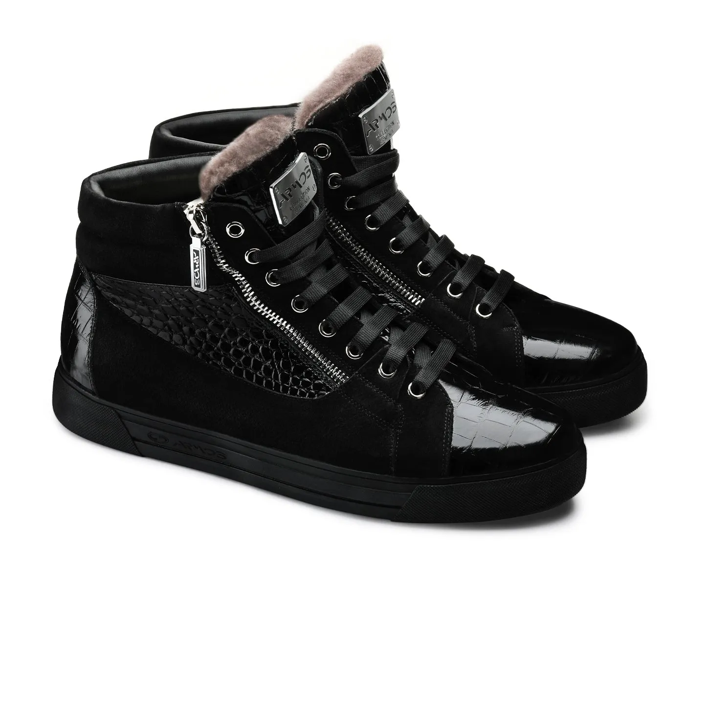 Black insulated sneakers sold by Armos product image thumbnail 2