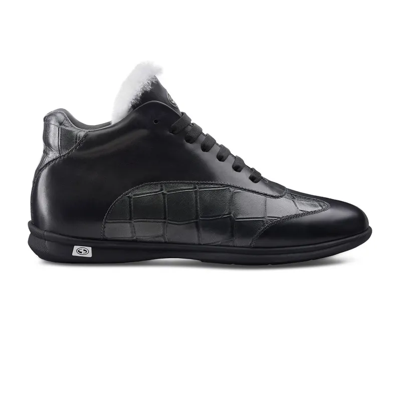 Insulated sneakers in shades of grey sold by Armos