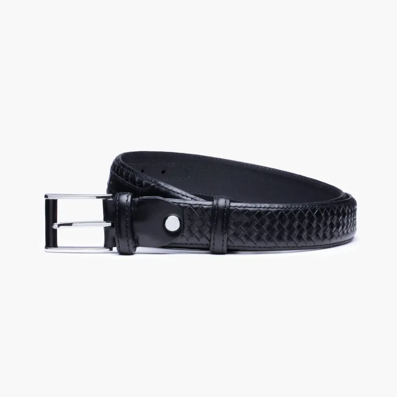 Braided black belt sold by Armos