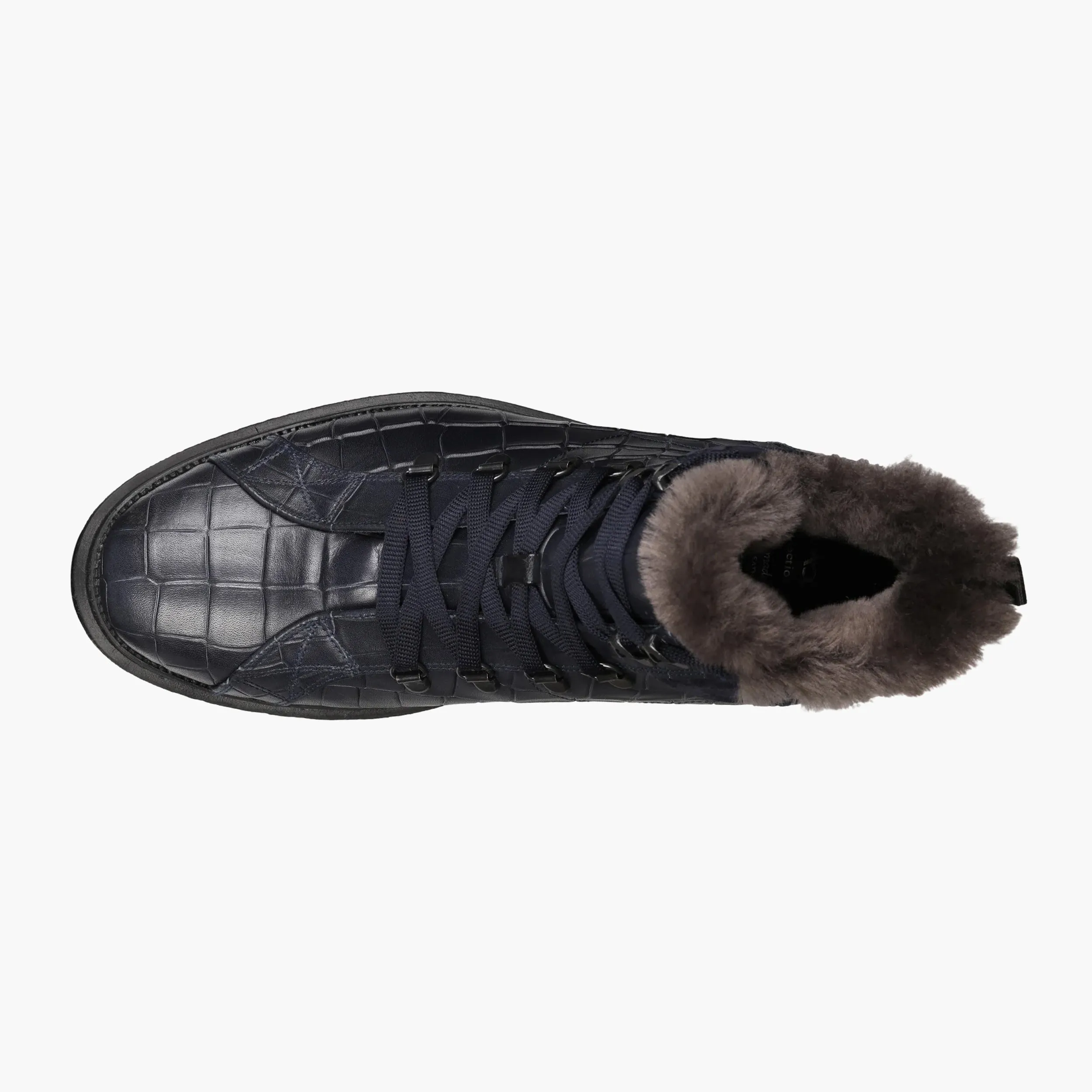 Men's Blue Croc-Print Boot with Fur Lining sold by Armos product image thumbnail 5