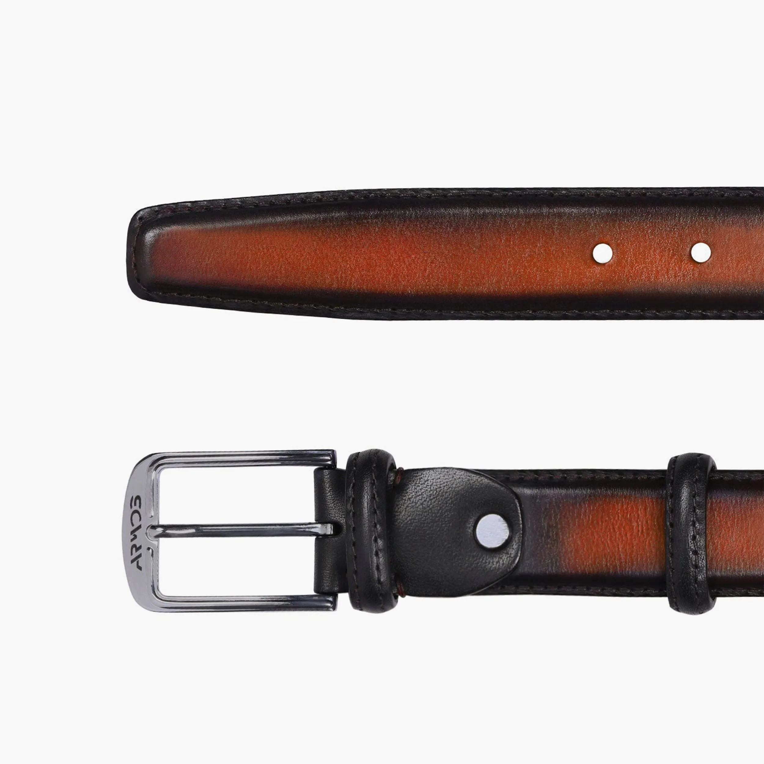 Cognac patina Leather Belt sold by Armos product image thumbnail 2