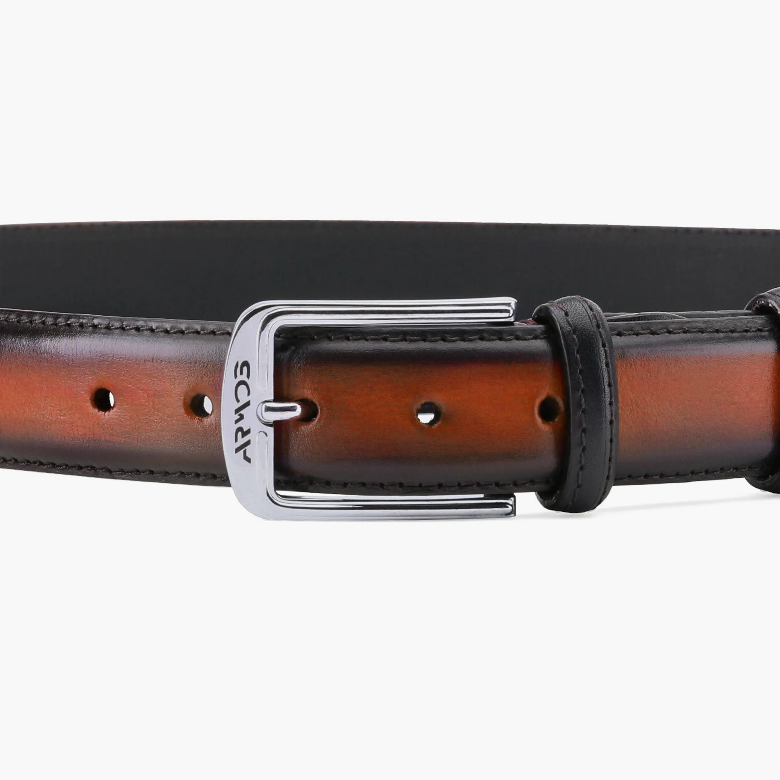 Cognac patina Leather Belt sold by Armos product image thumbnail 4