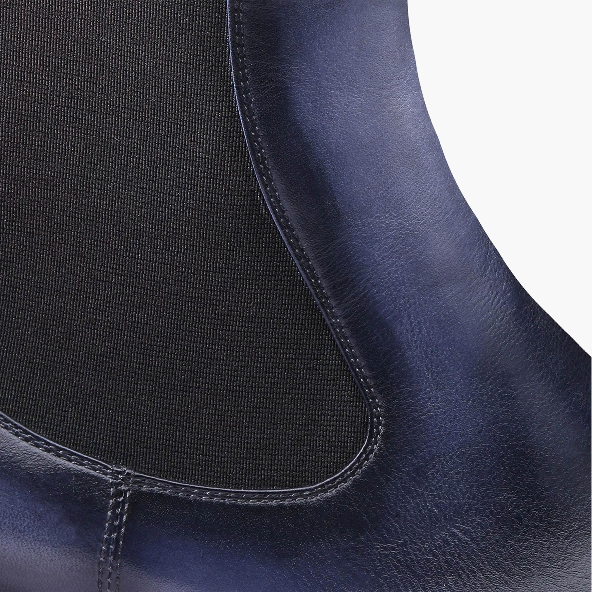 Men's Blue Patina Leather Chelsea Boot sold by Armos product image thumbnail 5