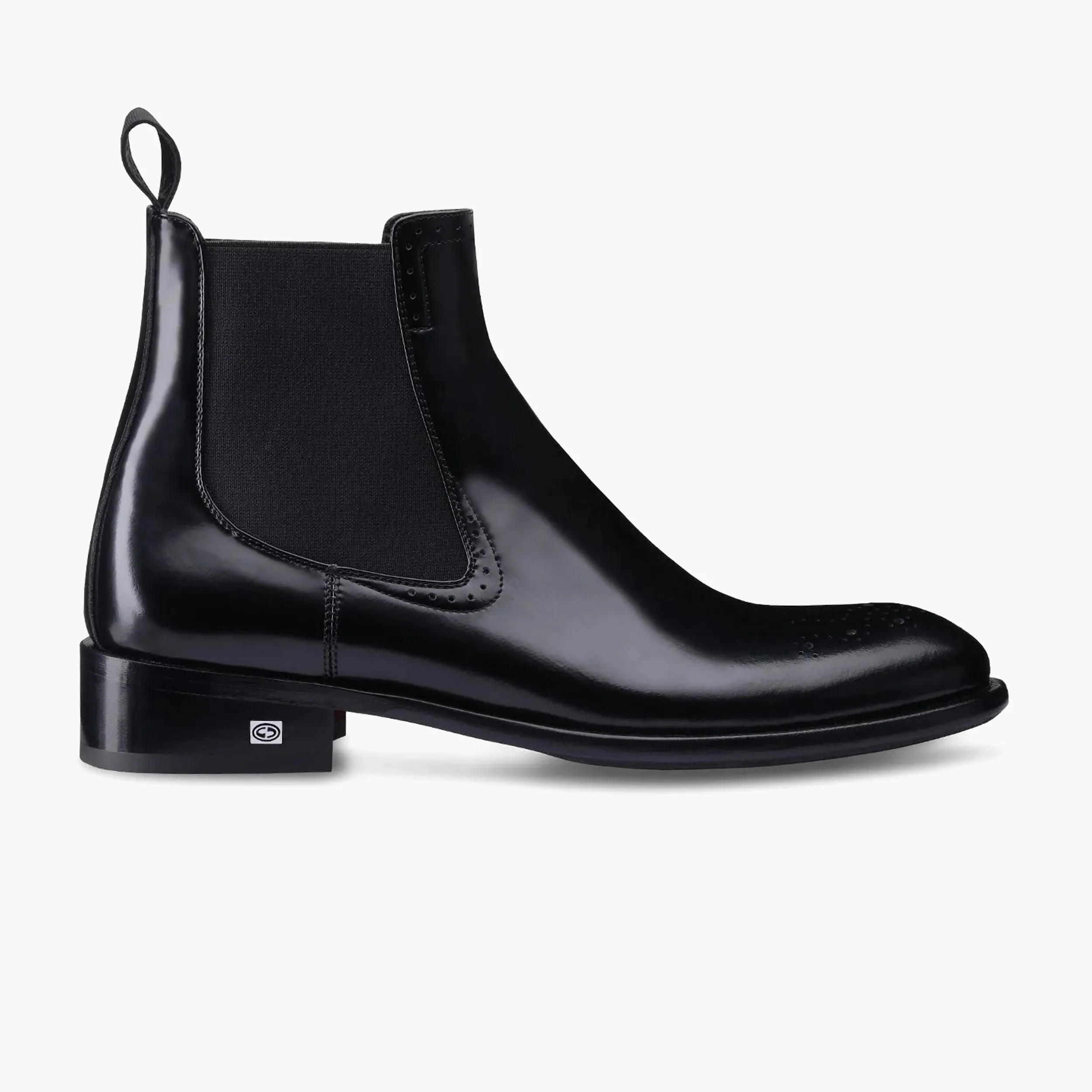 Men's Black Patent Leather Chelsea Boot sold by Armos