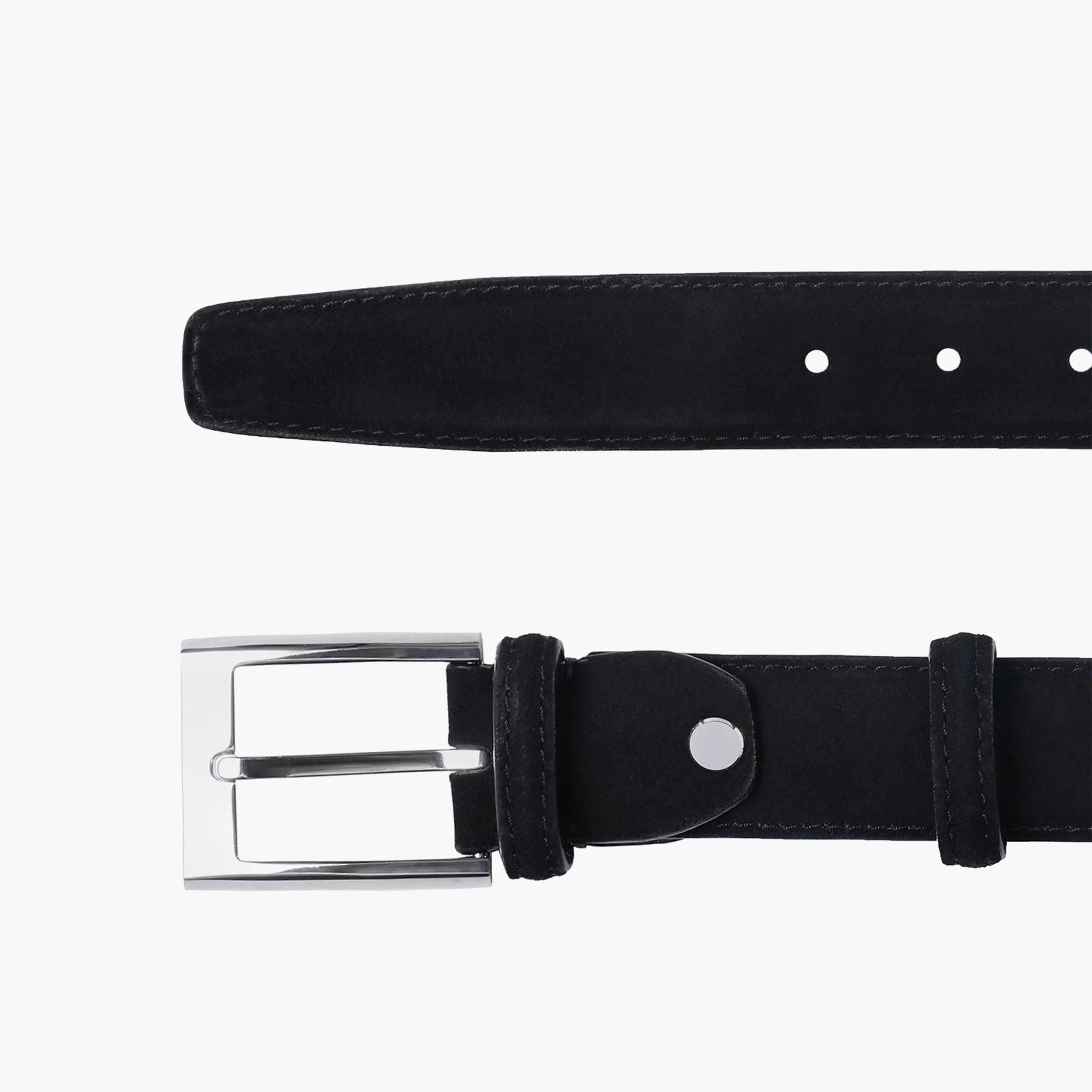Men's Unique Black Suede Belt sold by Armos product image thumbnail 2