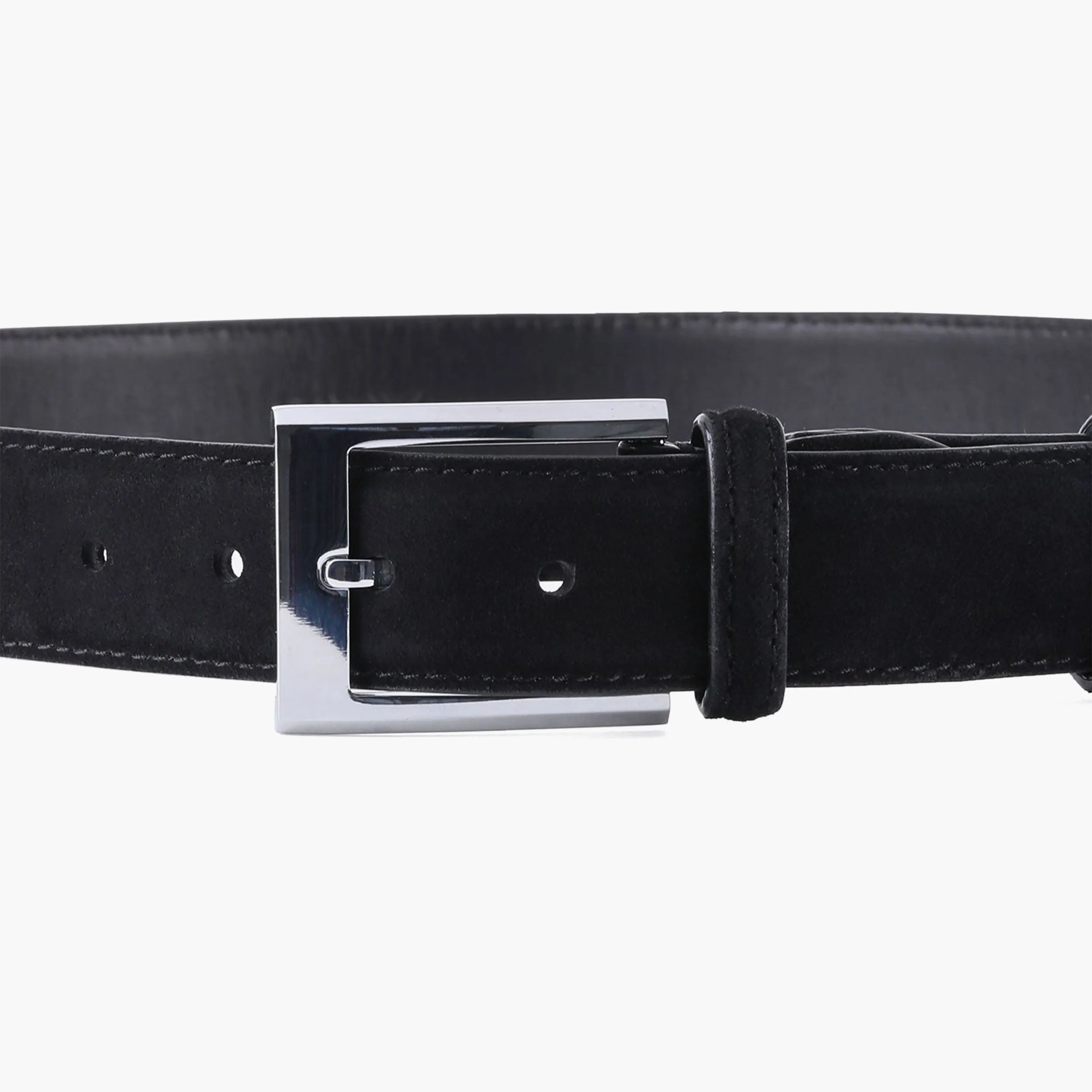 Men's Unique Black Suede Belt sold by Armos product image thumbnail 4