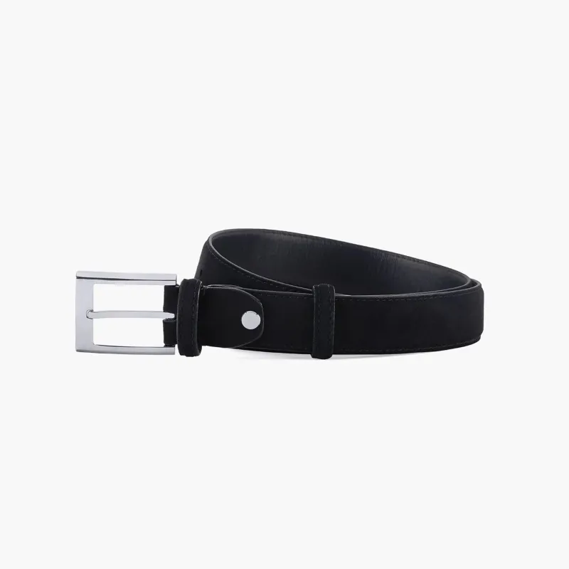 Men's Unique Black Suede Belt sold by Armos