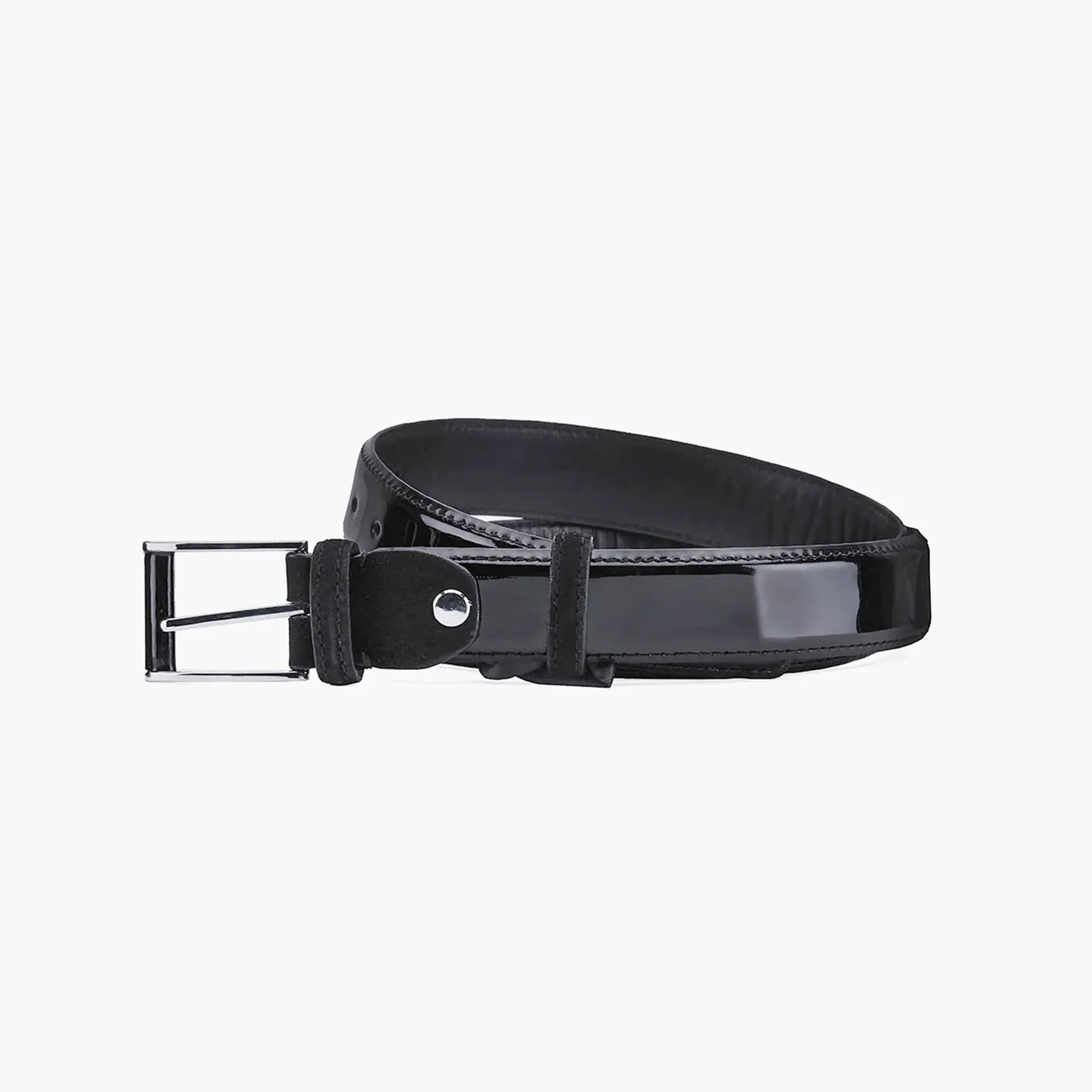 Men's Black Patent Leather Belt sold by Armos