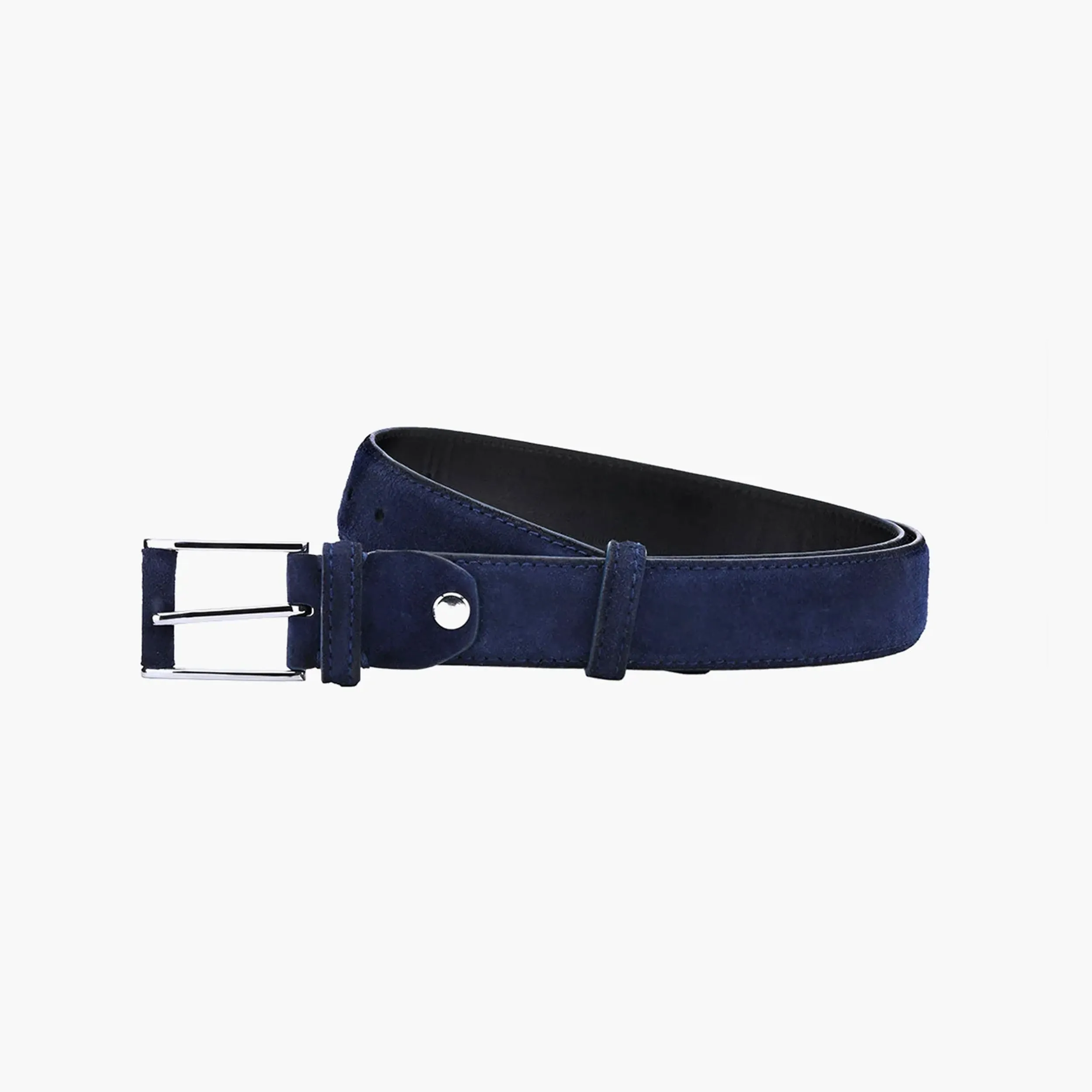 Men’s Deep Navy Suede Belt sold by Armos product image thumbnail 2