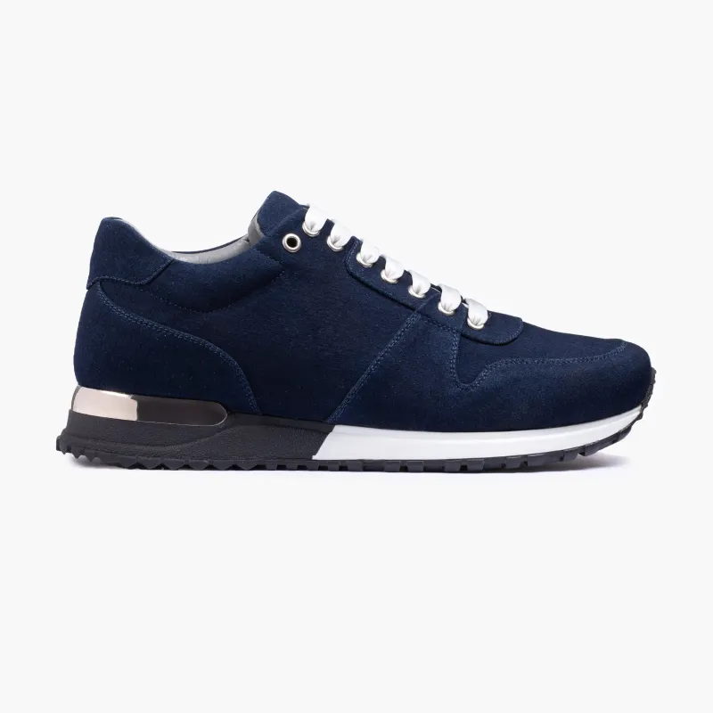 Men's Dark Blue Denim Sneaker made by Armos