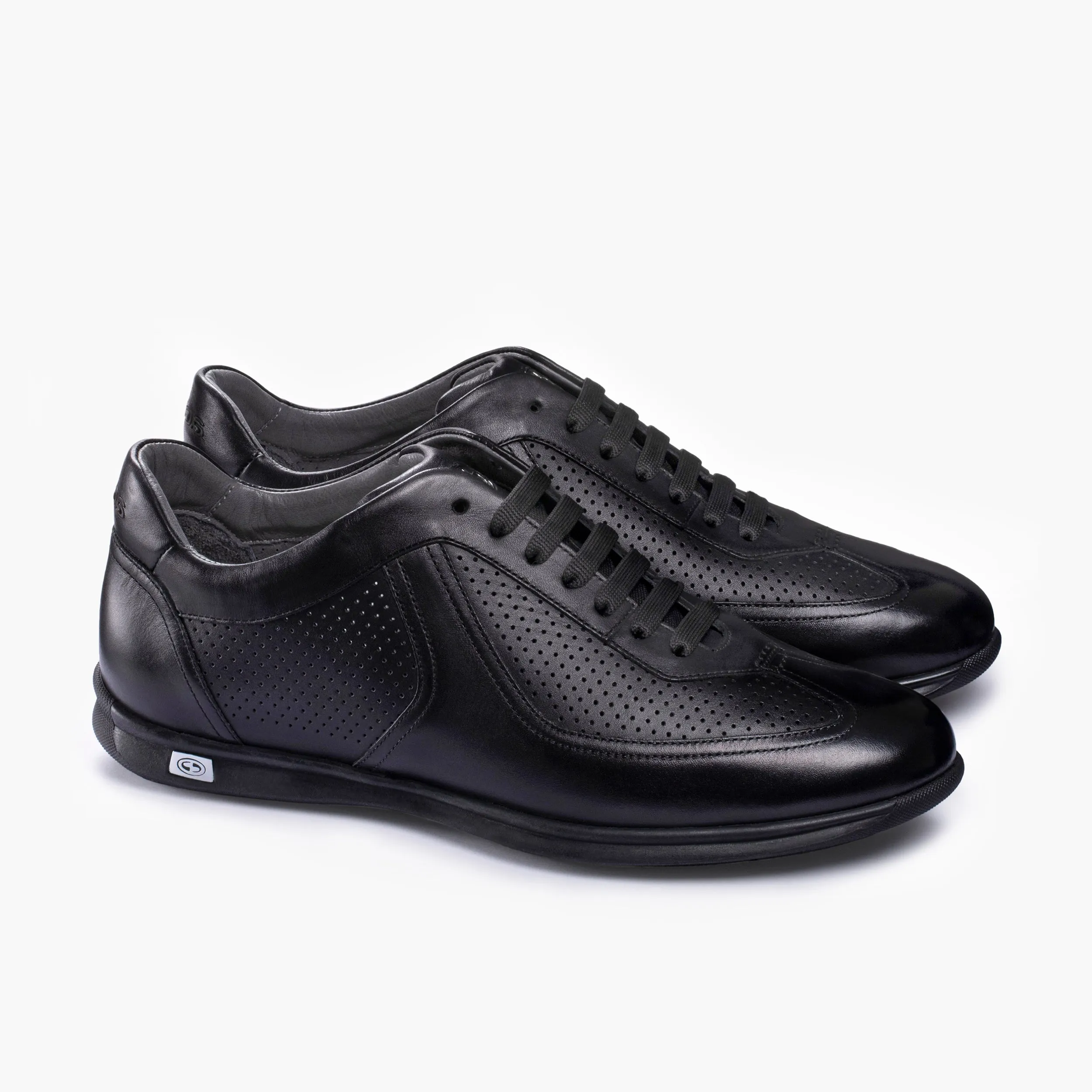 Men's Black Perforated Sneaker sold by Armos product image thumbnail 3