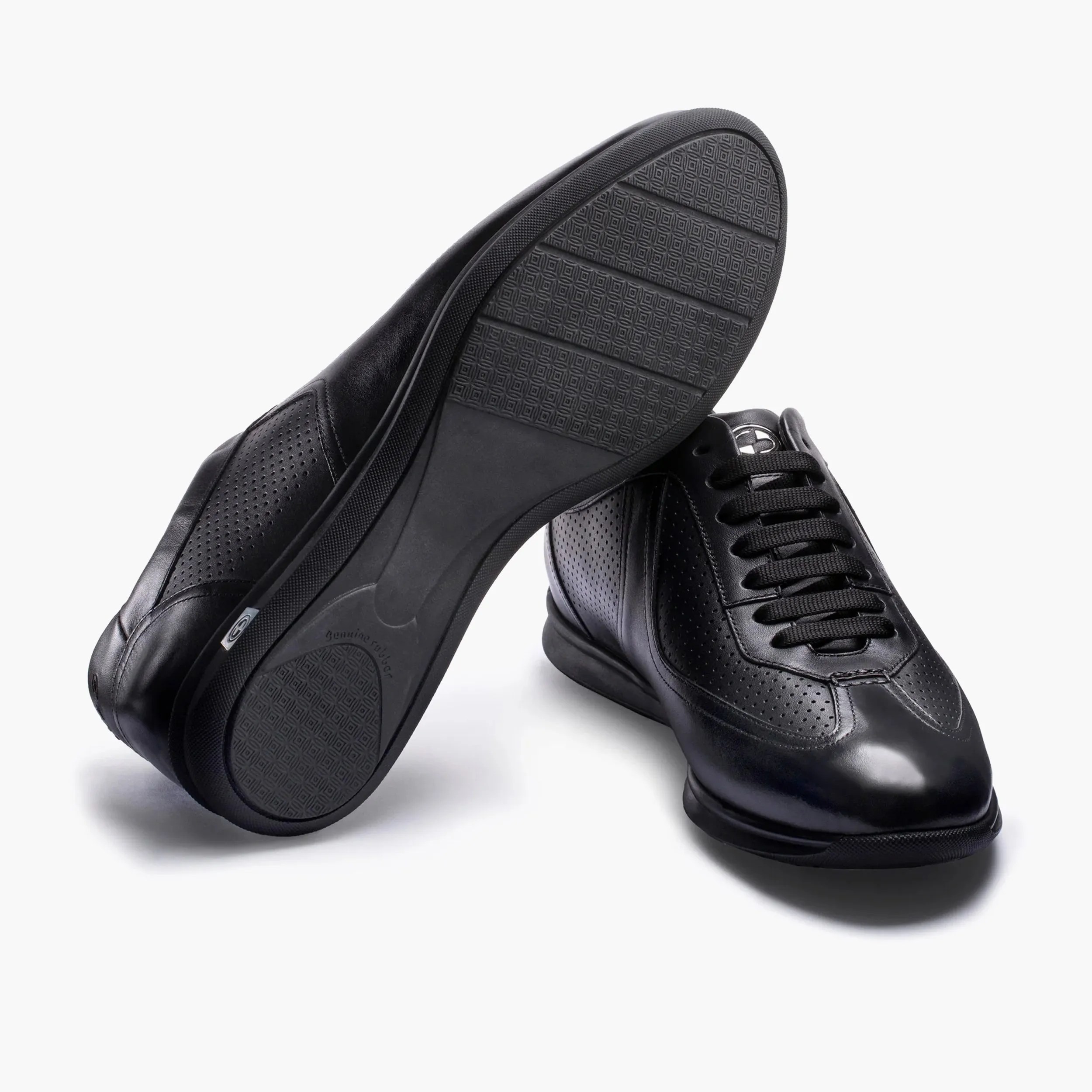 Men's Black Perforated Sneaker sold by Armos product image thumbnail 4