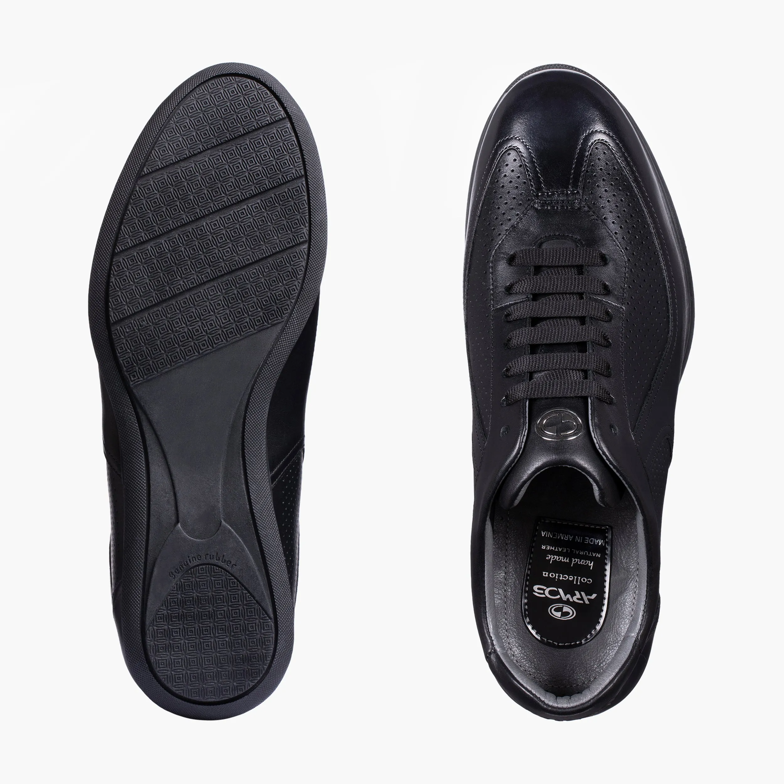 Men's Black Perforated Sneaker sold by Armos product image thumbnail 5