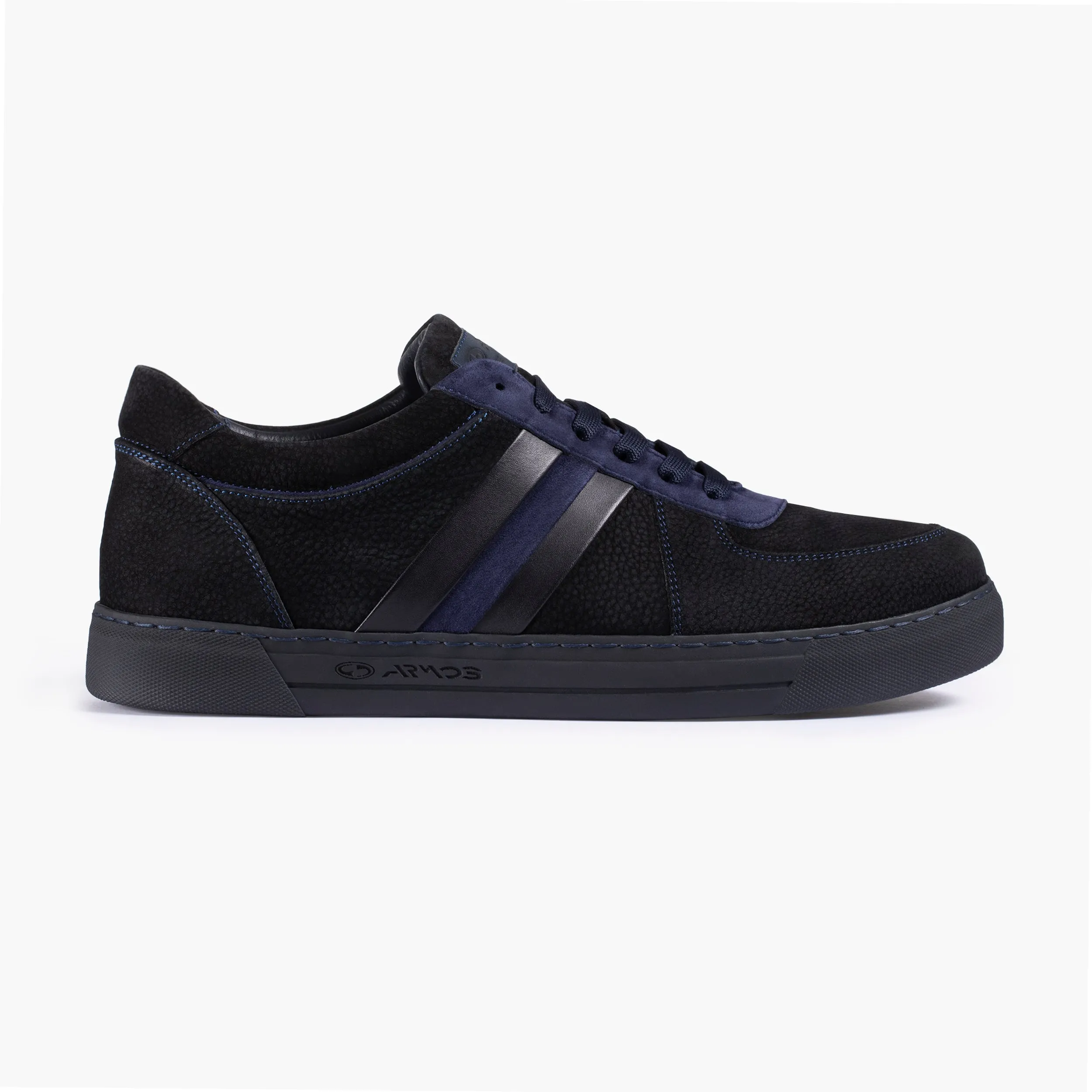 Men's Black Nubuck & Suede Sneaker sold by Armos