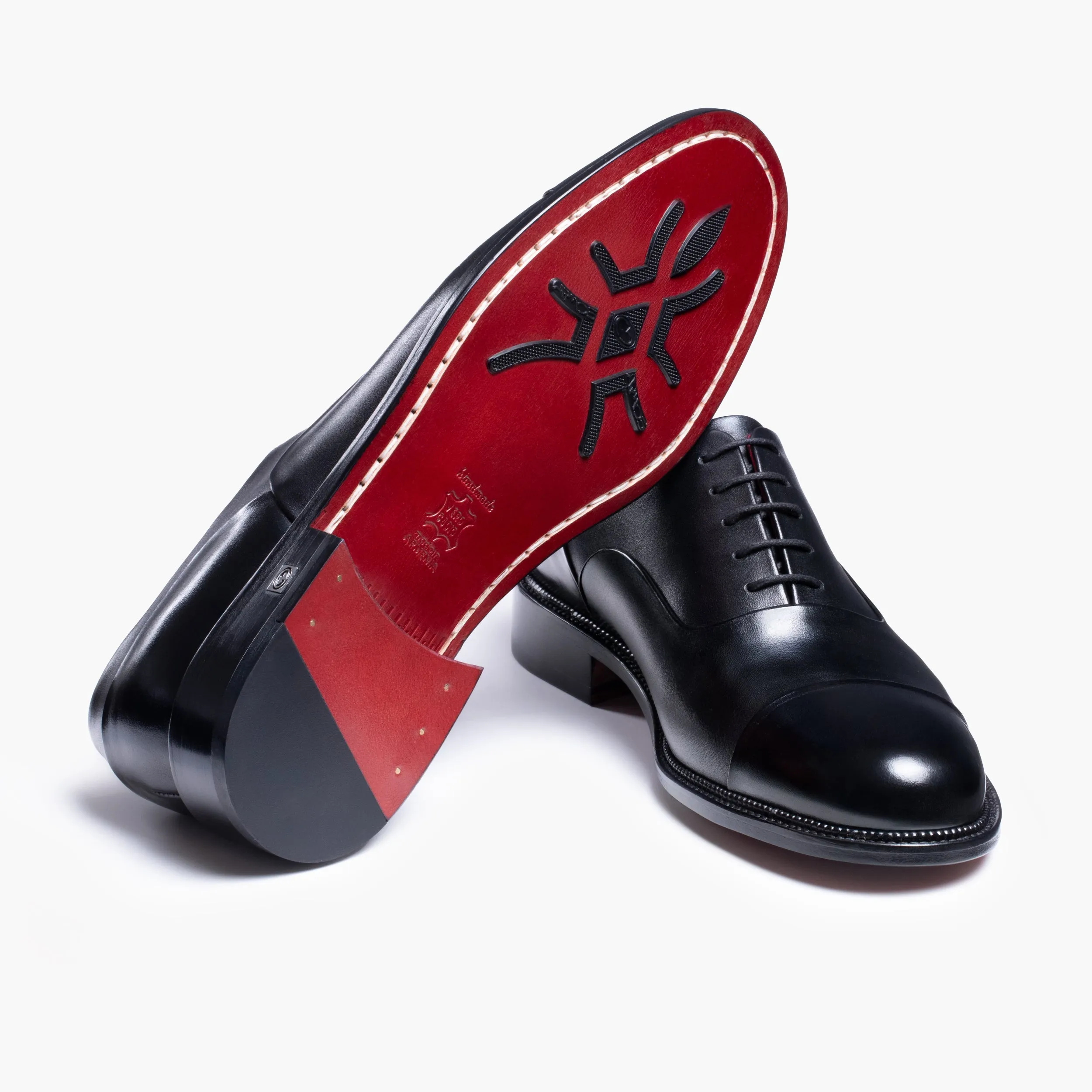 Men’s Black Leather Cap Toe Oxford sold by Armos product image thumbnail 4