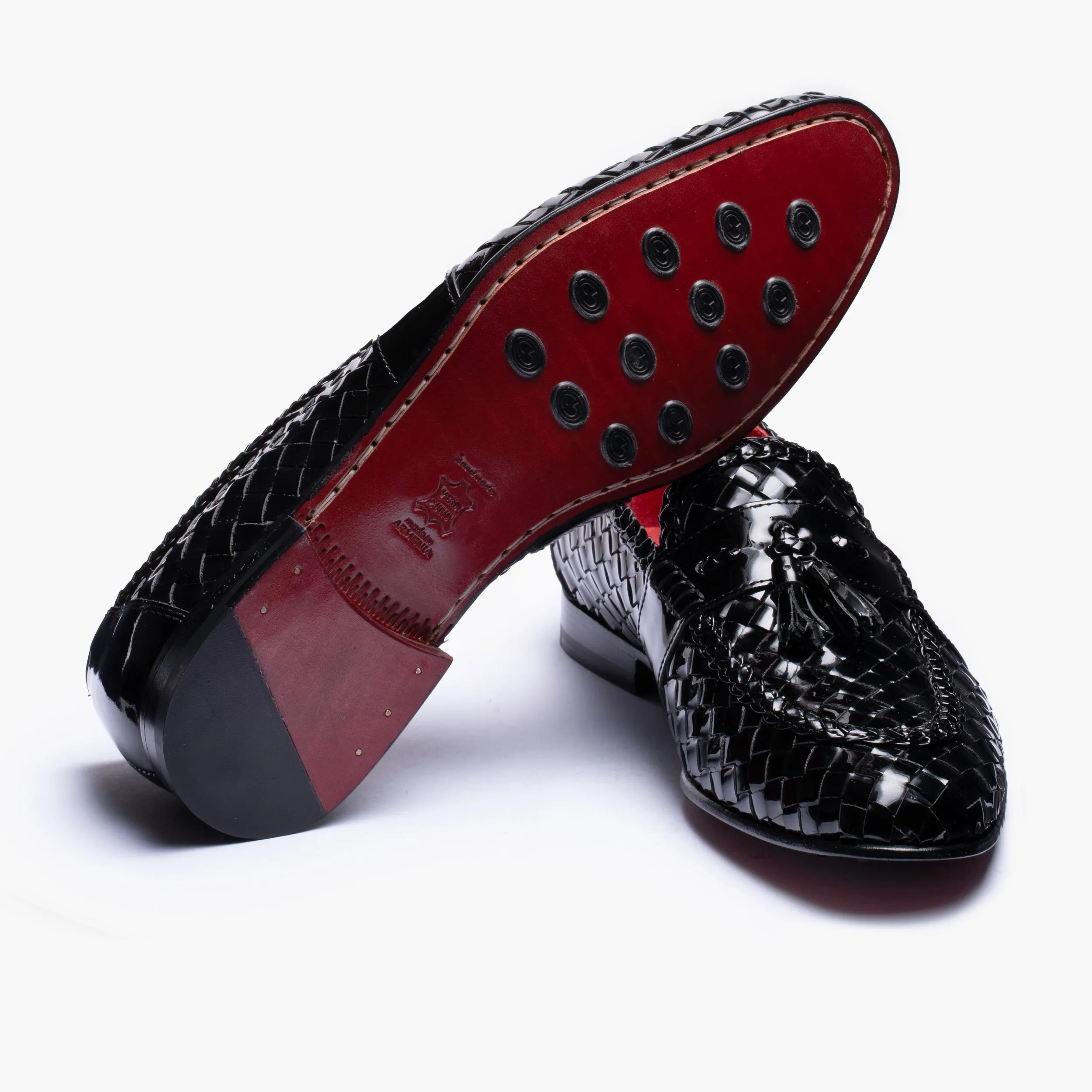 Men's Black Patent Leather Tassel Loafer sold by Armos product image thumbnail 4
