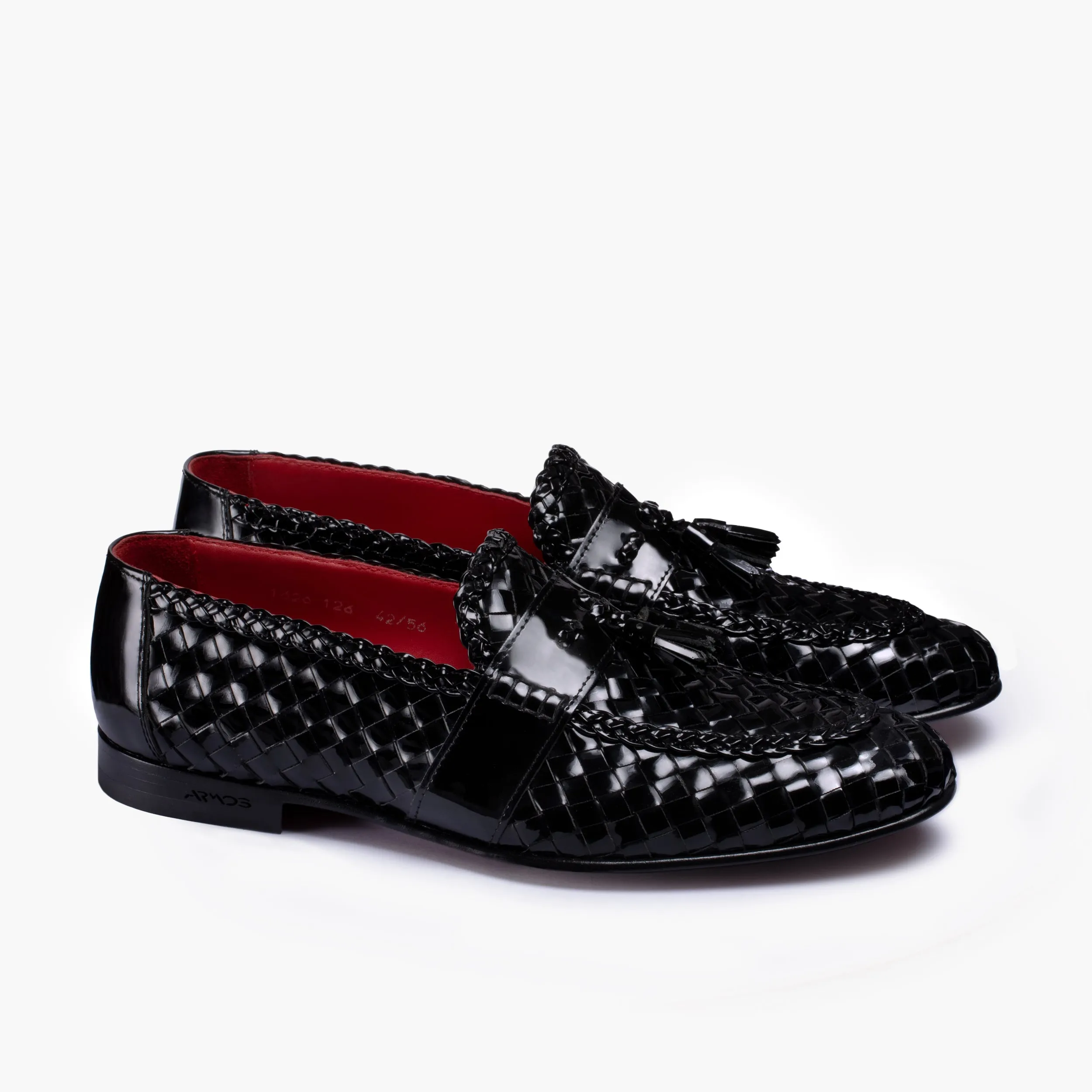 Men's Black Patent Leather Tassel Loafer sold by Armos product image thumbnail 3