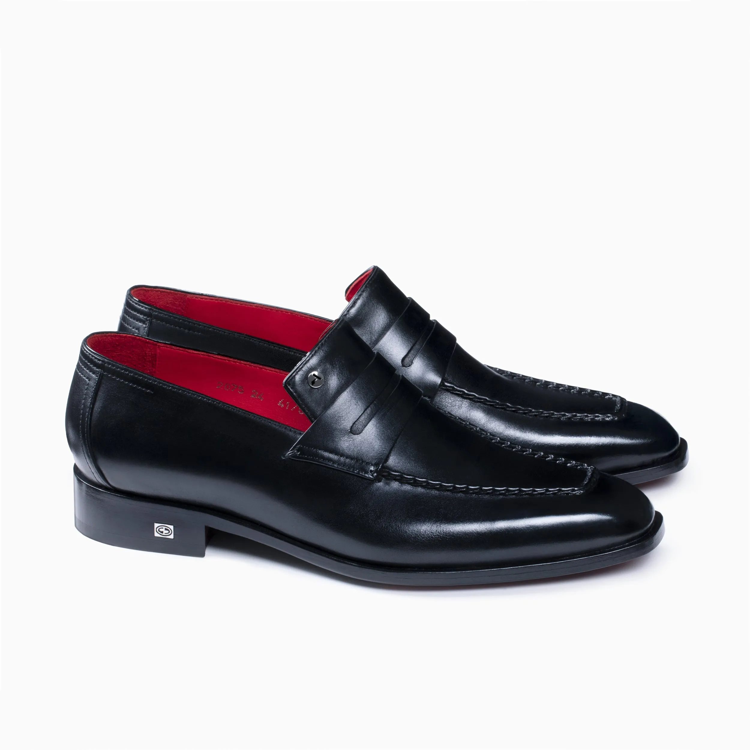Men's Classic Black Leather Penny Loafer sold by Armos product image thumbnail 3