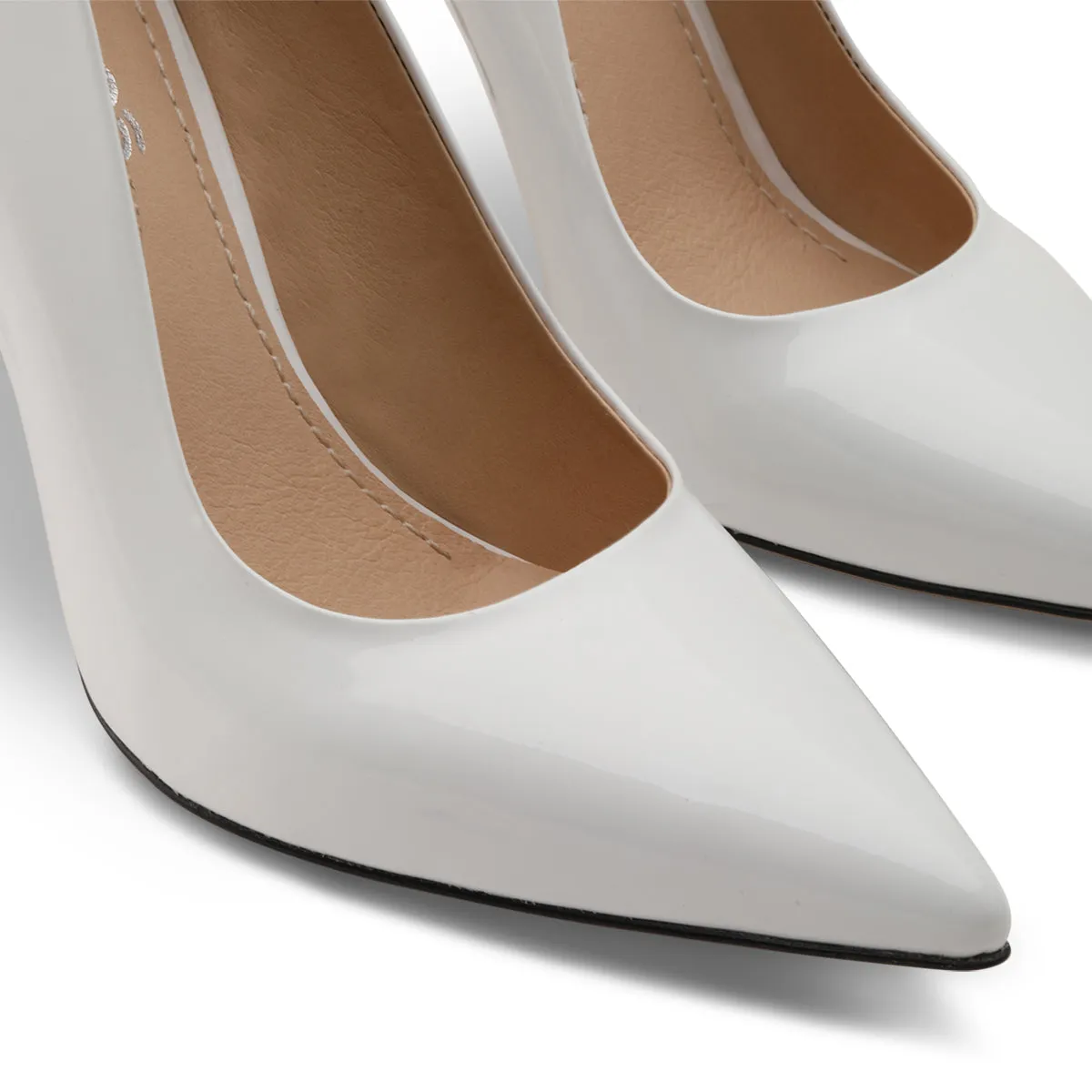 Women's White Patent Leather Pump sold by Armos product image thumbnail 5