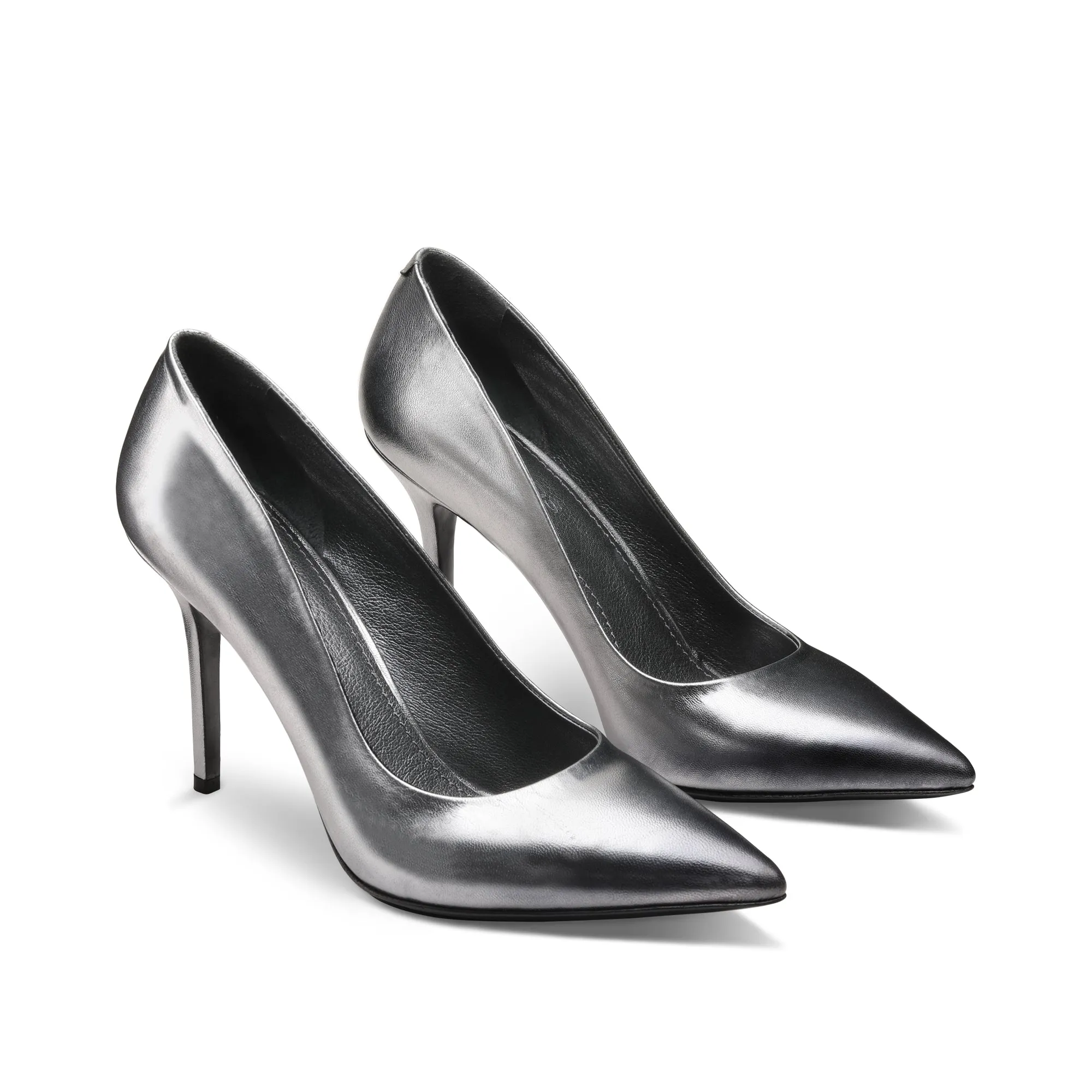 Women's Silver Leather Pump sold by Armos product image thumbnail 2