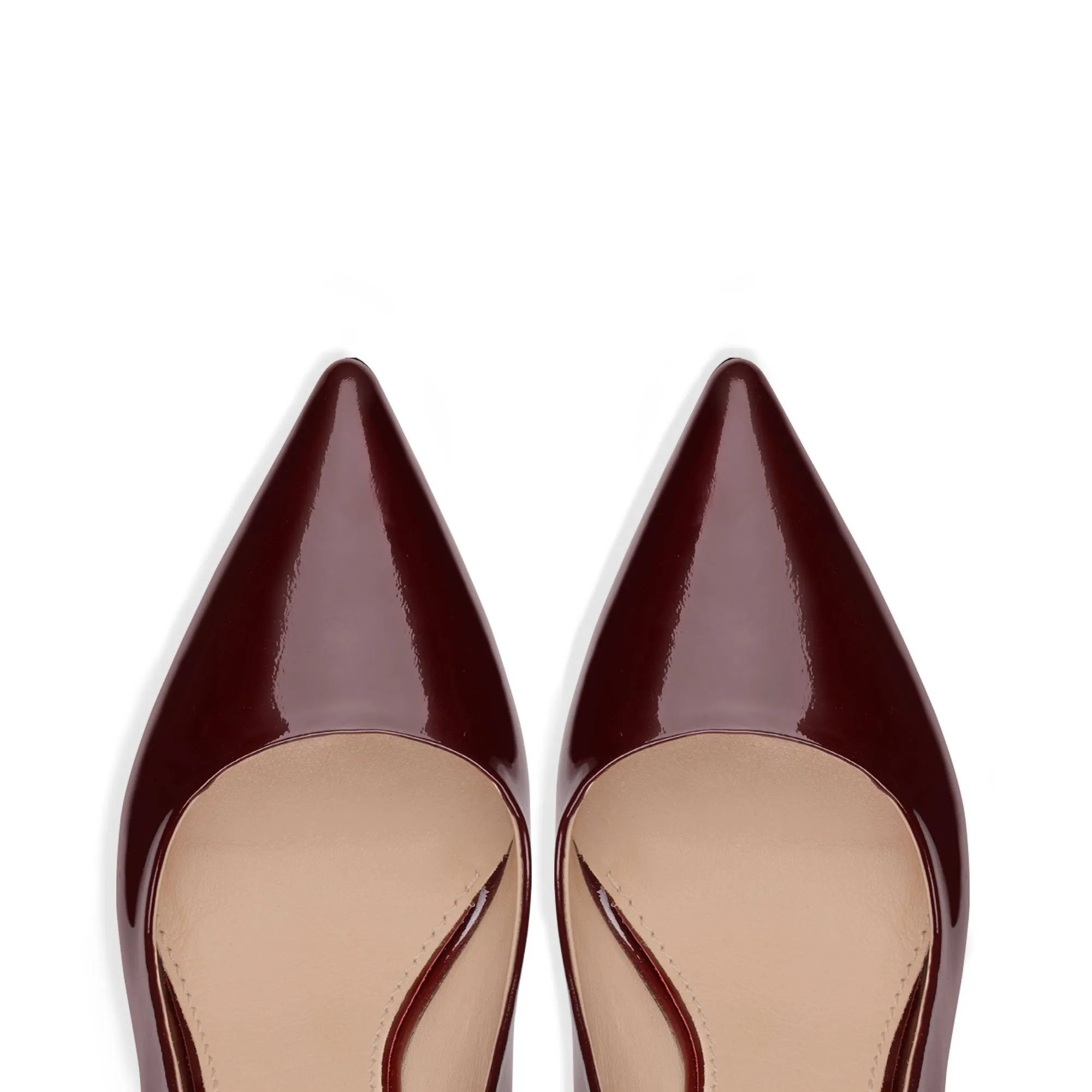Women’s Burgundy Patent Leather Pump sold by Armos product image thumbnail 3