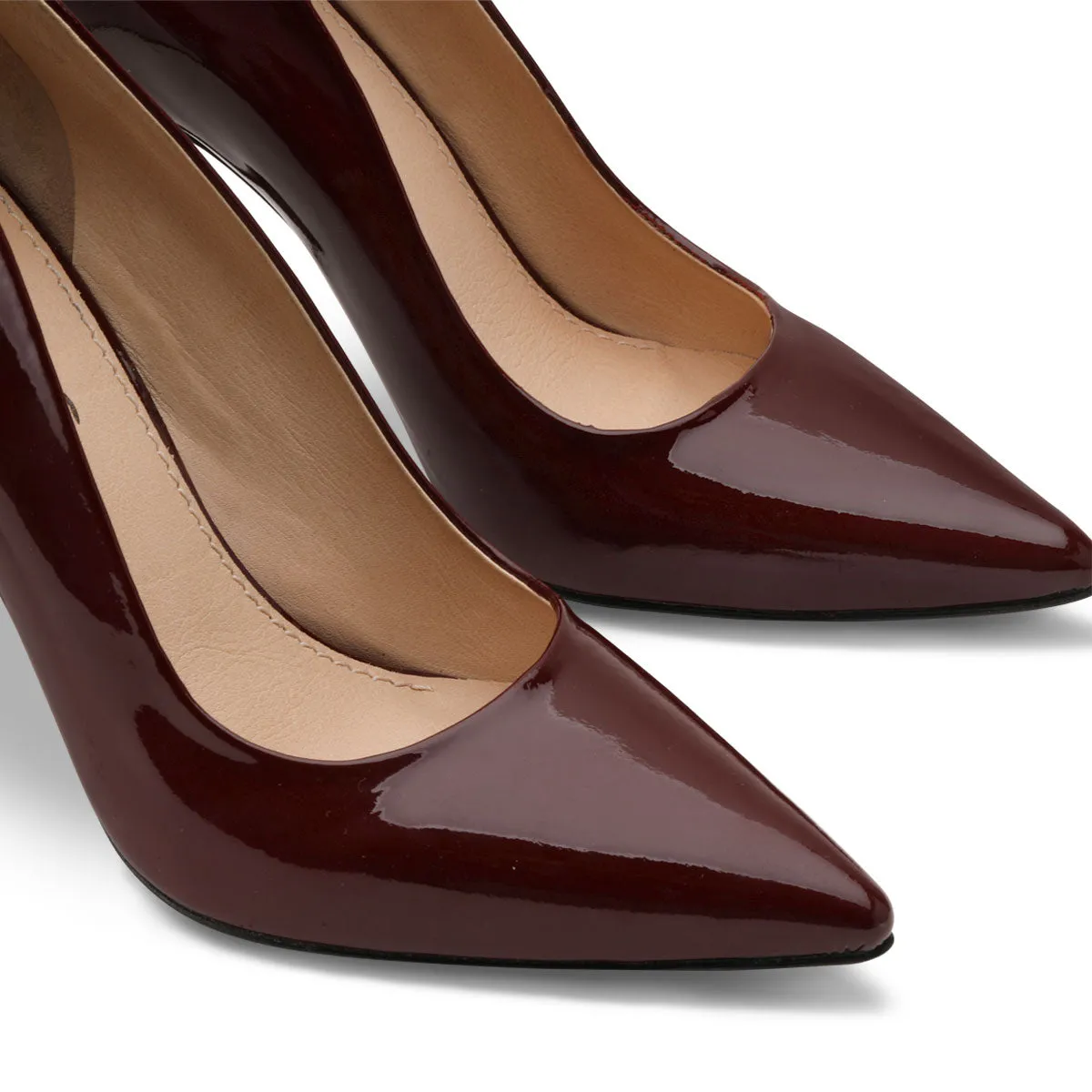 Women’s Burgundy Patent Leather Pump sold by Armos product image thumbnail 5