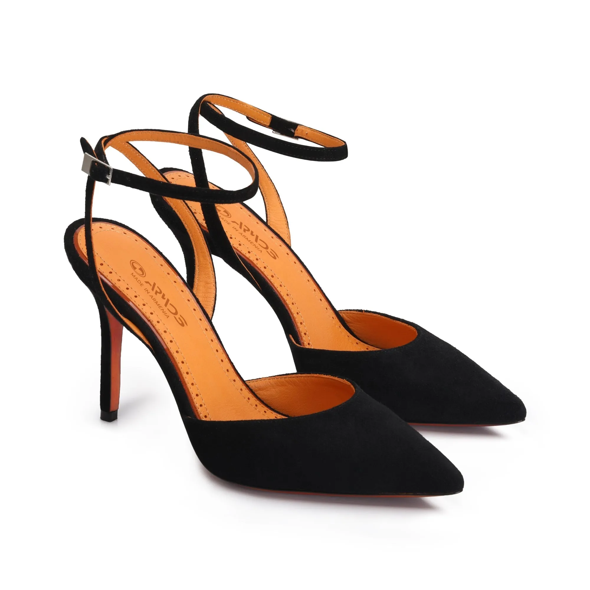 Women's Black Suede Slingback Pump sold by Armos product image thumbnail 2