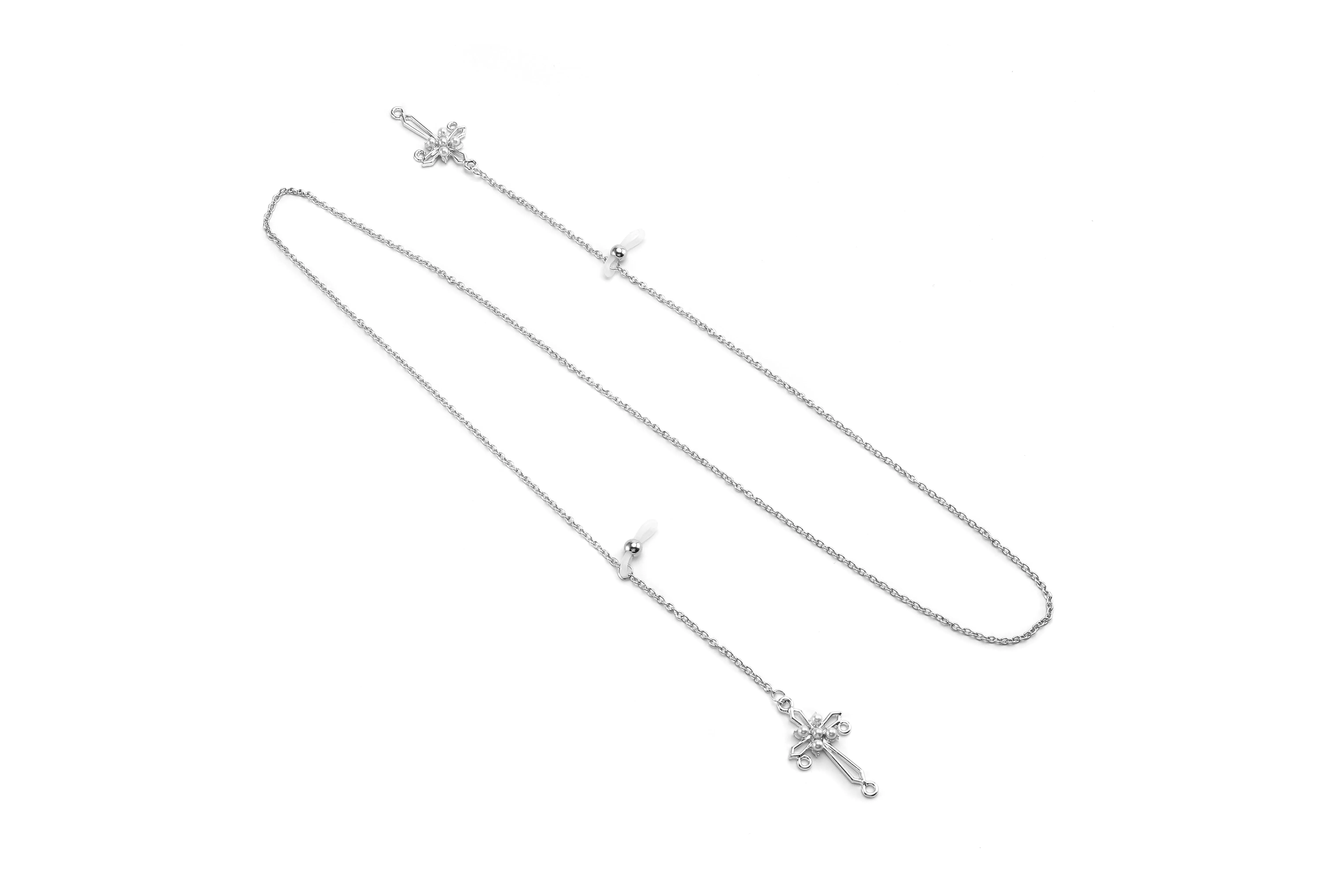 Silver Cross Chain sold by Dilly-Dollar Optical product image thumbnail 2