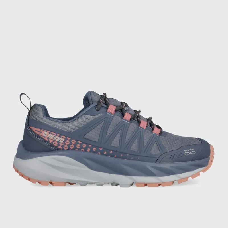 HI-Tec Women's Ravine Outdoor Sneaker Grey/grey _ 181658 _ Grey sold by Tekkie Town