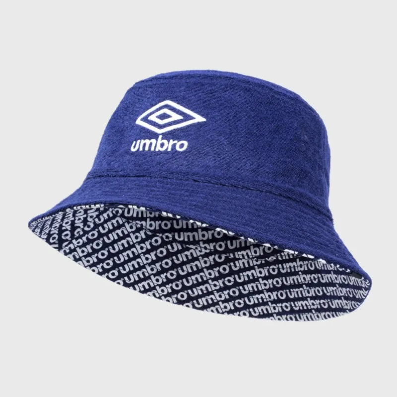 【UMBRO】HBL Reversible Bucket Hat /追跡付 Umbro Mens Diamond Reversible Bucket Hat Black/Red _ 169218