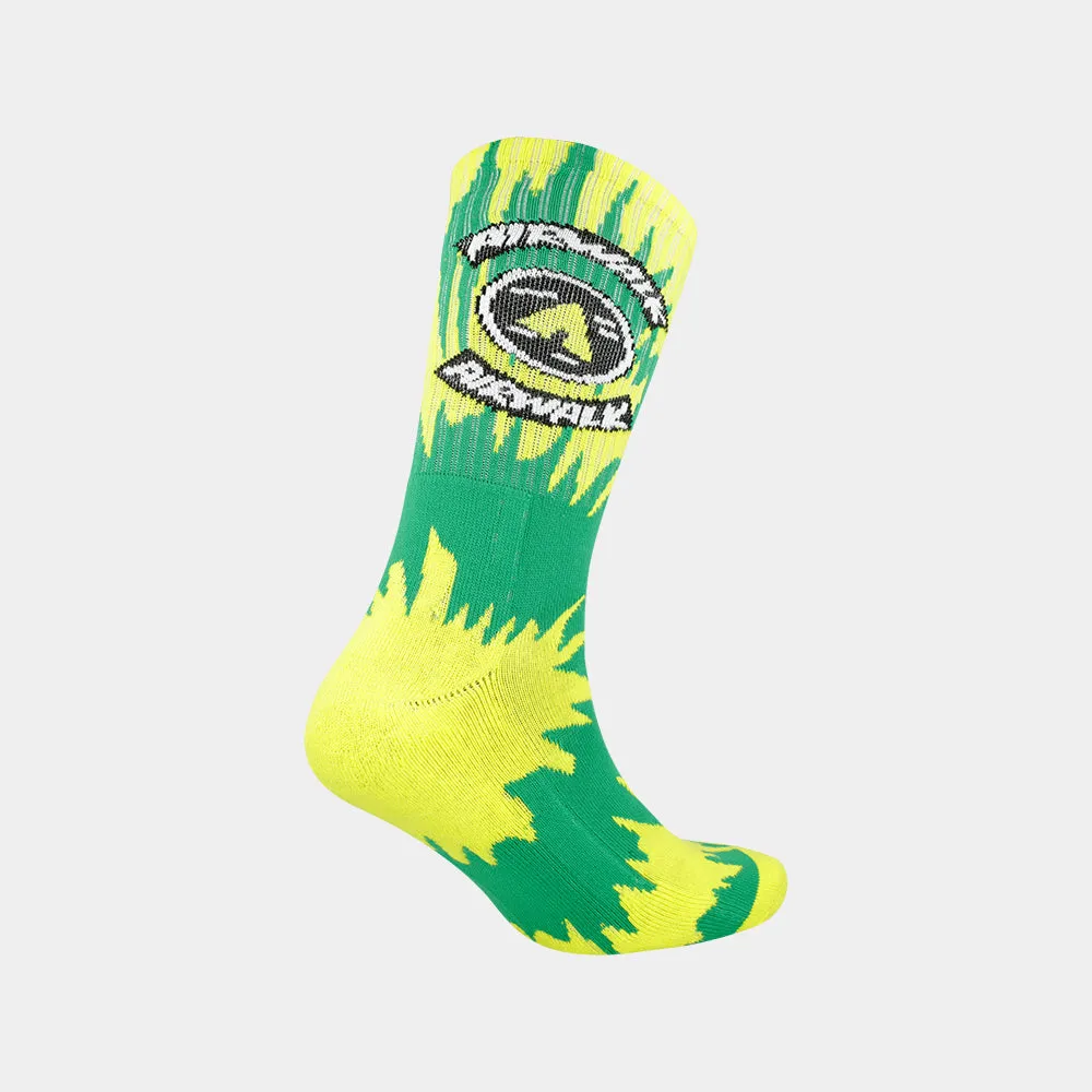 Airwalk Unisex 3 Pack Logo Sock Green/Multi _ 181761 _ Green sold by Tekkie Town product image thumbnail 2
