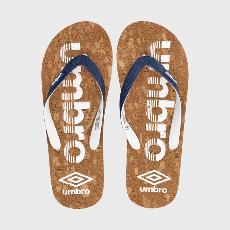 Linear Cork Thong _ 172545 _ Navy sold by Tekkie Town