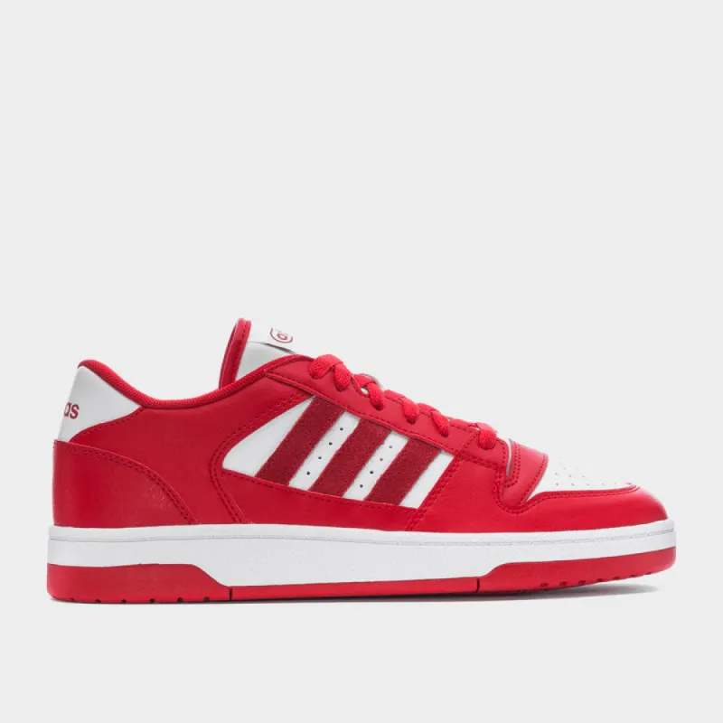 Adidas Mens Break Start Low Sneake Red/white _ 183140 _ Red sold by Tekkie Town