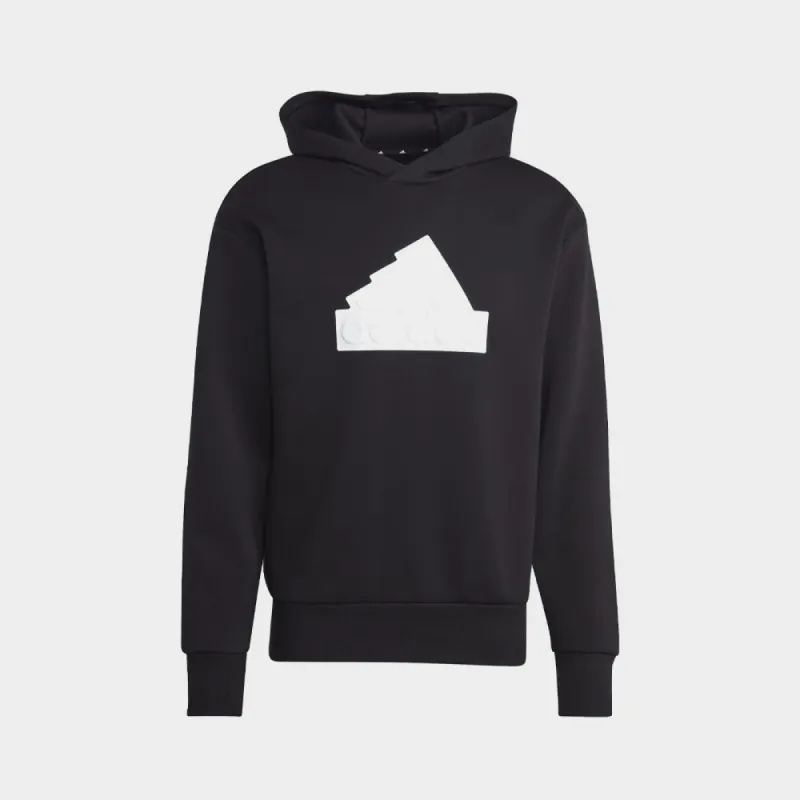 Adidas Mens Future Icons Hoodie Black/White _ 180827 _ Black sold by Tekkie Town