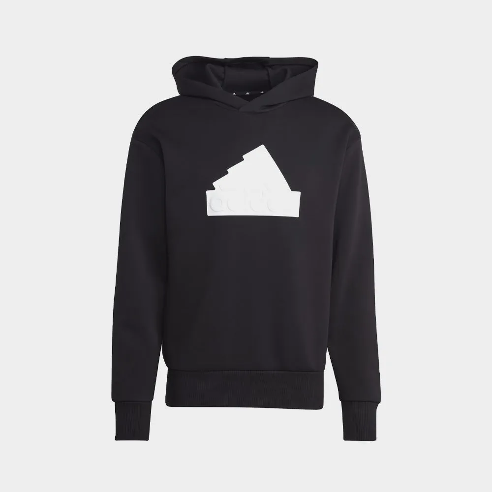 Adidas Mens Future Icons Hoodie Black/White _ 180827 _ Black sold by Tekkie Town