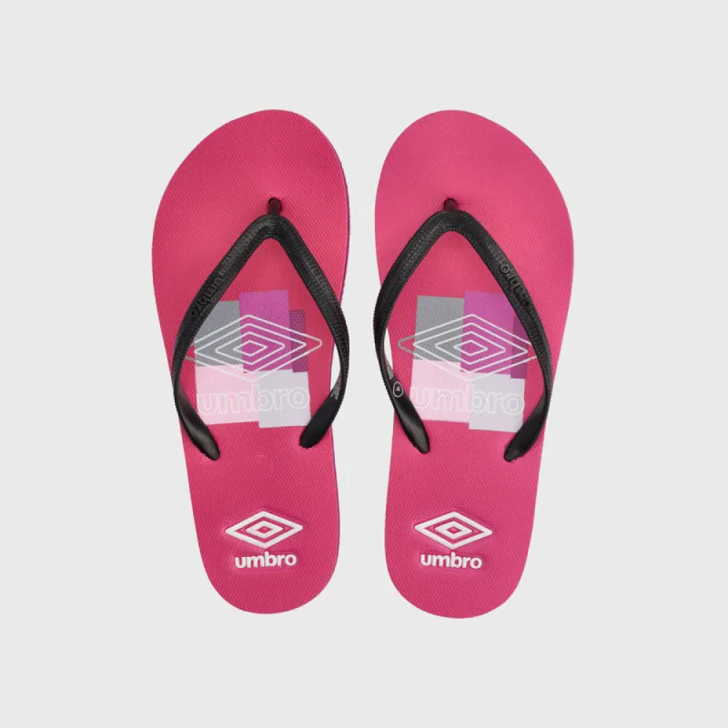 Umbro Womens Color Blocking Thong Pink/Multi _ 182092 _ Pink sold by Tekkie Town