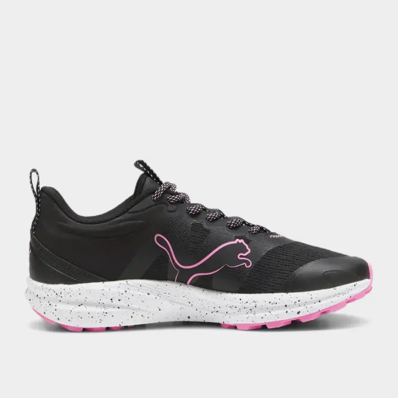 Puma Women's Redeem Pro Trail Running Black/pink _ 181116 _ White sold by Tekkie Town