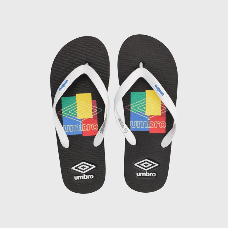 Umbro Mens Color Block Thong Black/Multi _ 182081 _ Black sold by Tekkie Town