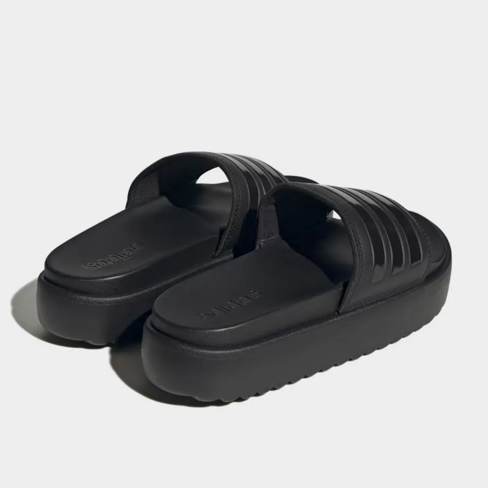 Adidas Womens Adilette Platform Black _ 181943 _ Black sold by Tekkie Town product image thumbnail 2