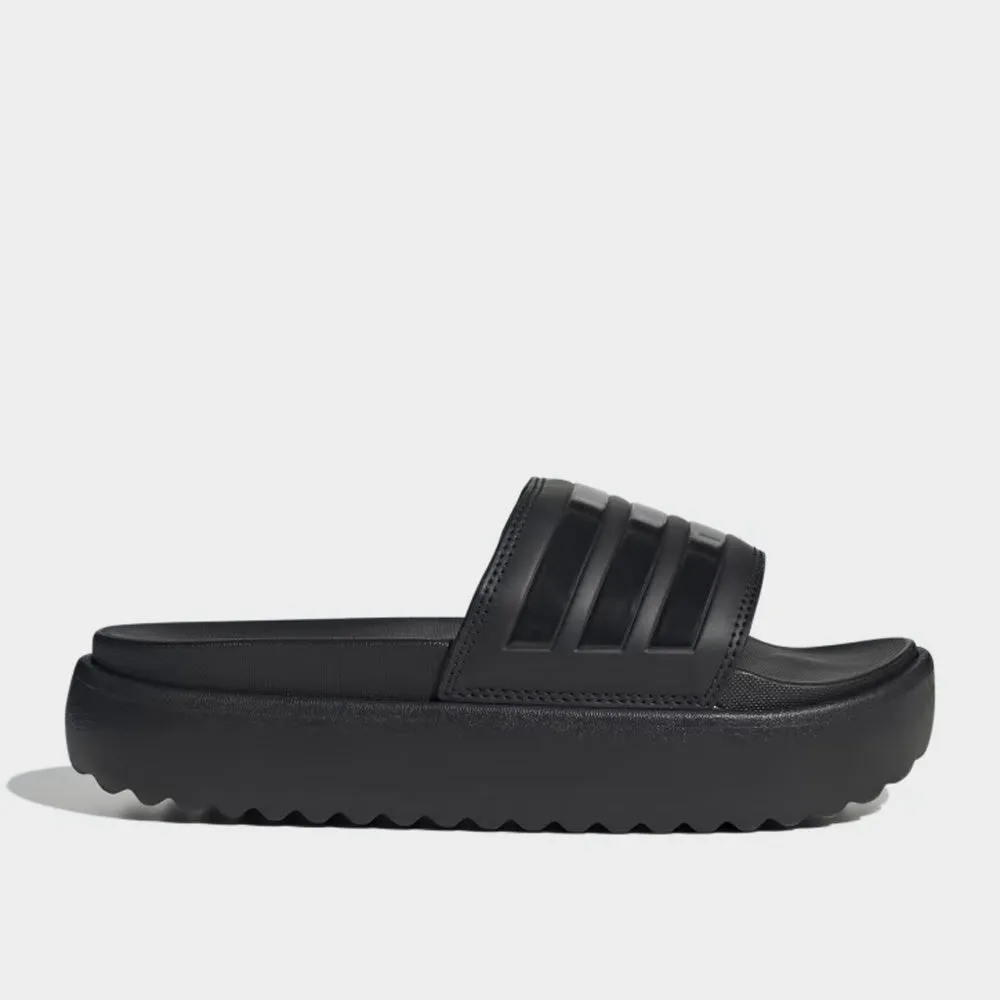 Adidas Womens Adilette Platform Black _ 181943 _ Black sold by Tekkie Town