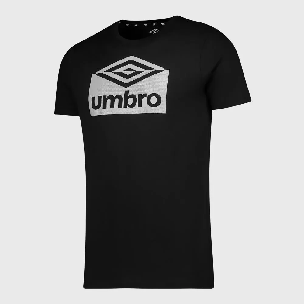 Umbro Mens Greenwood Graphic Tee Black/Grey _ 180662 _ Black sold by Tekkie Town