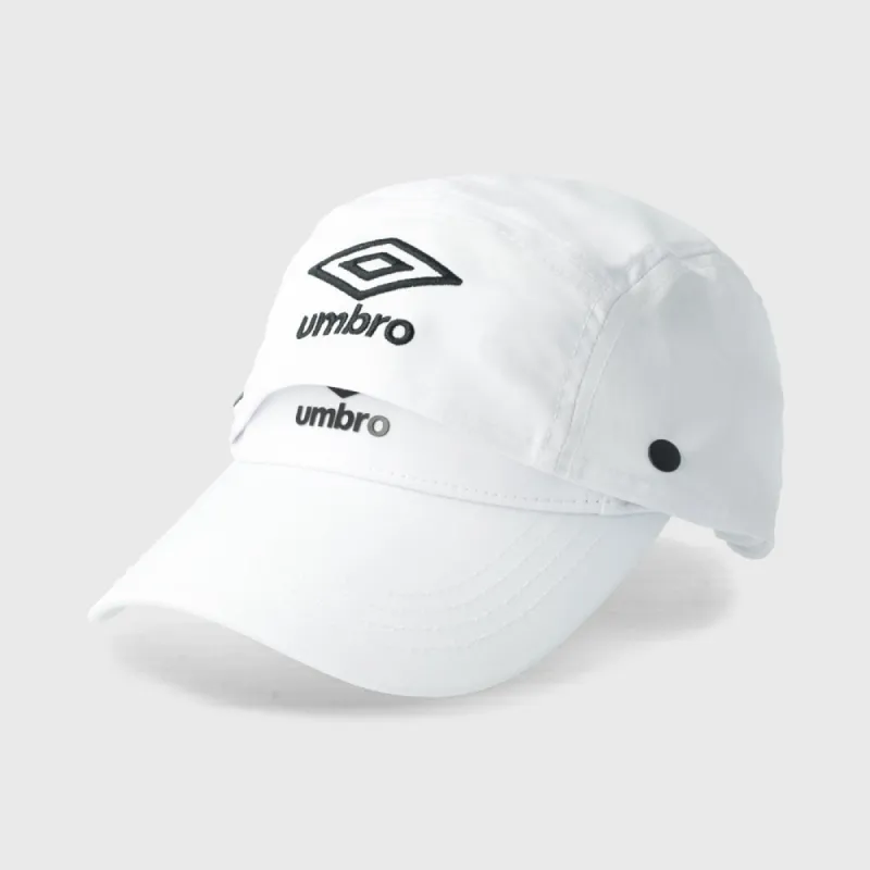 Umbro Unisex Multi Purpose Visor White/Black _ 181530 _ White sold by Tekkie Town