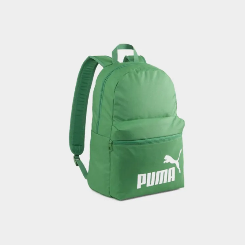 Puma Unisex Phase Backpack Green/White _ 181357 _ Green sold by Tekkie Town
