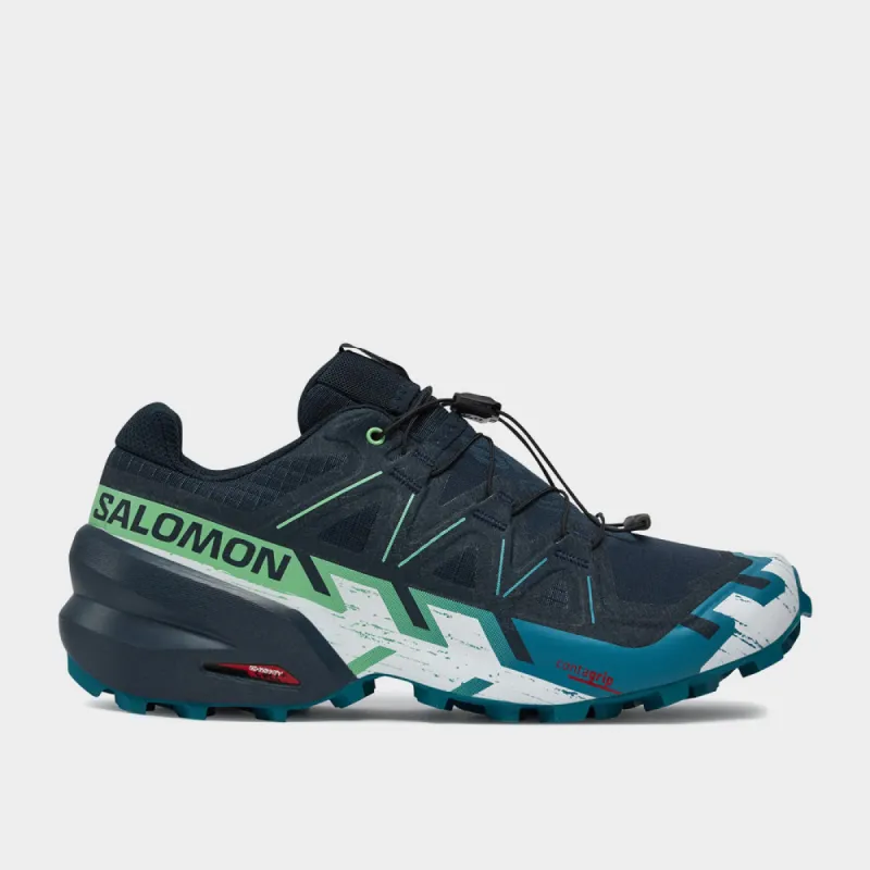 Salomon Mens Speedcross 6 Trail Running Blue/grey _ 181708 _ Blue sold by Tekkie Town