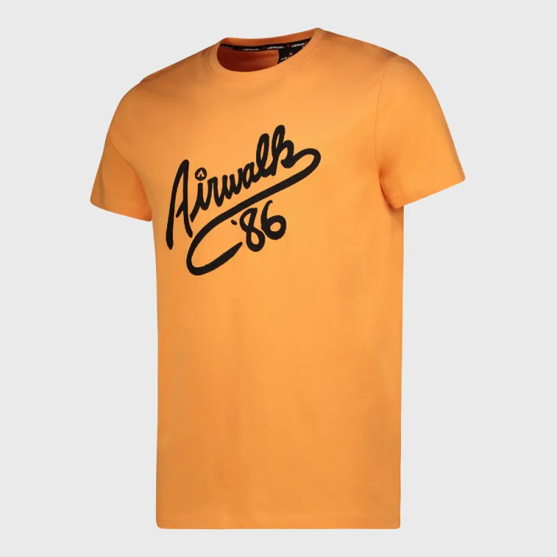 Airwalk Mens Hawk Tee Orange/Black _ 181140 _ Orange sold by Tekkie Town