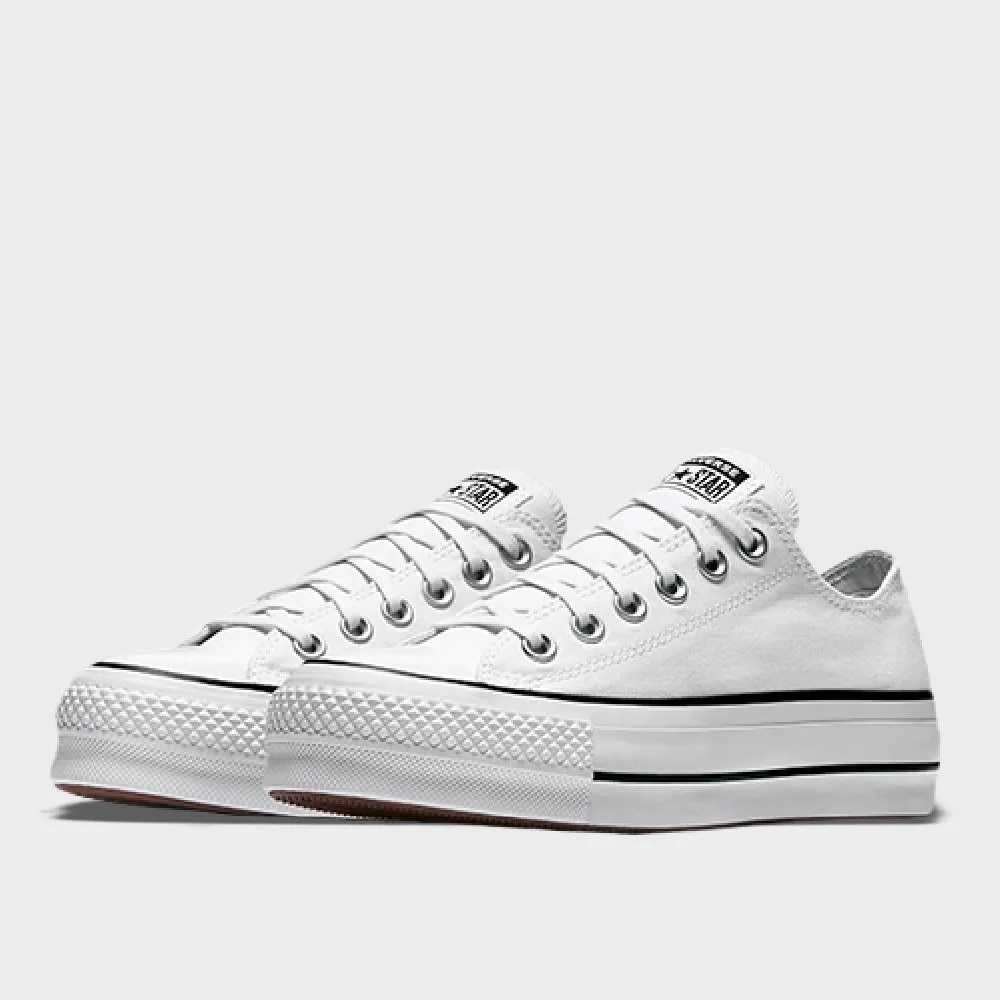 Converse Womens All Star Platform Low Top Sneakers White sold by Tekkie Town product image thumbnail 5